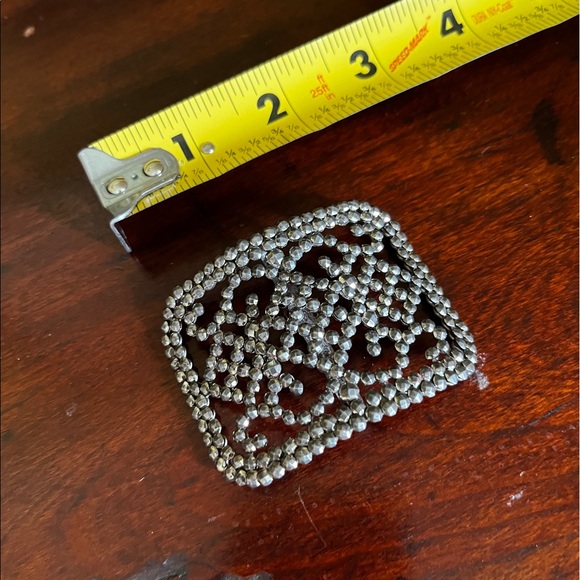 Vintage, antique, Art Deco sash buckle. Made in France. Beautiful workmanship. - Picture 2 of 6